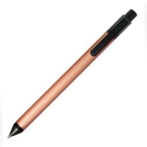 New TUL Fine Writing Solid Metal Rose Gold Barrel Ballpoint Pen Blue Black 1.0mm